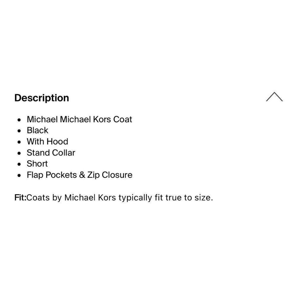 Michael Kors Authentic Solid Black Quilted Long S… - image 4